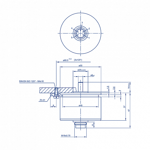 IP6000 - промышленный потенциометр